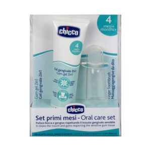 Chicco Gum Gel And Finger Toothbrush Set - 4M+ | Premium Baby Care Product Safe & Gentle
