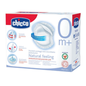 Chicco Breast Pads - 30 Pcs | Premium Baby Care Product Safe & Gentle