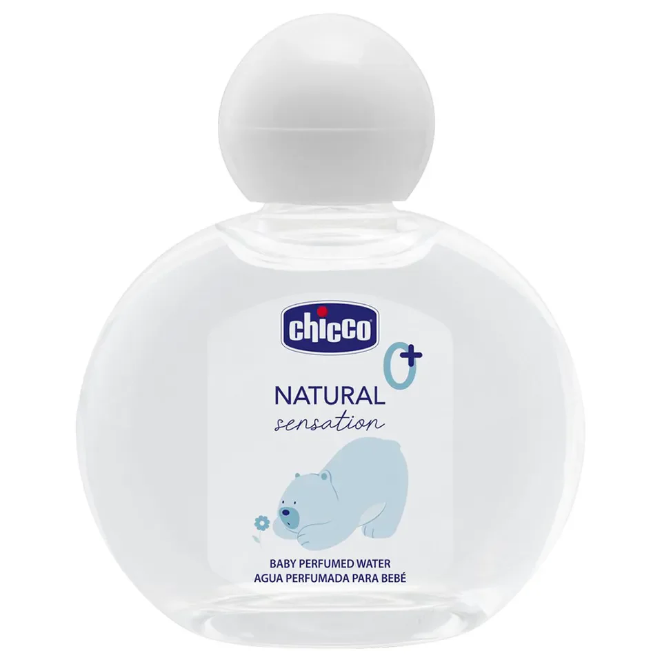 Chicco Baby Perfumed Water Natural Sensation - 100Ml | Premium Baby Care Product Safe & Gentle
