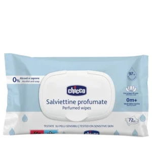 Chicco New Wipes With Flip Cover - 72Pcs | Premium Baby Care Product Safe & Gentle