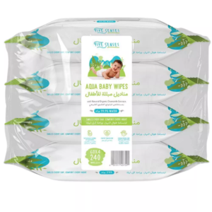 Five Senses - Aqua Wipes 60S X 4