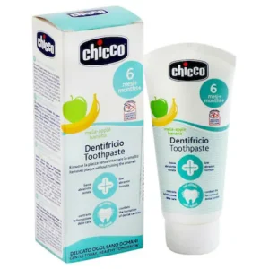 Chicco Toothpaste Apple-Banana - 50 Ml - With Floride | Premium Baby Care Product Safe & Gentle