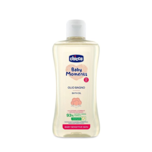 Chicco Baby Moments Bath Oil - 0M+ | Premium Baby Care Product Safe & Gentle