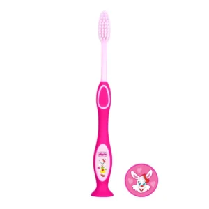 Chicco Milk Teeth Toothbrush 3-6 Years - Pink | Premium Baby Care Product Safe & Gentle