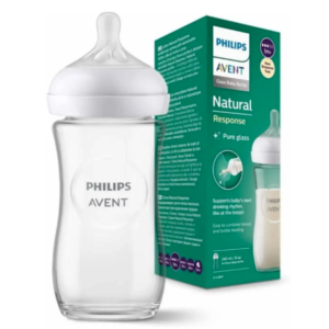 Philips Avent Natural Response Glass Baby Bottle 240ml