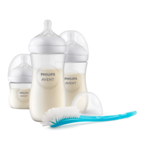 Philips Avent Natural Response Newborn Gift Set (3 Bottles + Bottle Brush)