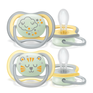 Philips Avent – Ultra Air Glow in the Dark Pacifier – 18M+ – 2 Pack