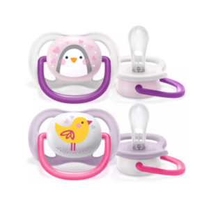 Philips Avent Ultra Air Animals Pacifier 0-6M Girl (2 Pack)