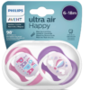 Philips Avent – Ultra Air Pacifier SCF080/04 – 6–18 Months – 2 Pack