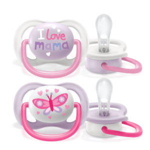 Philips Avent – Ultra Air Pacifier SCF080/02 – 0–6 Months – 2 Pack