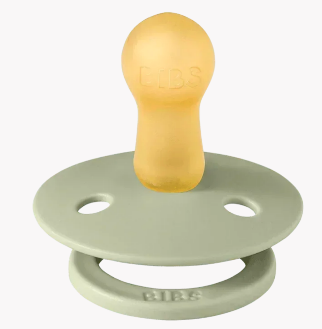 BIBS – Pacifier – Symmetrical Latex – Size 1 – Sage