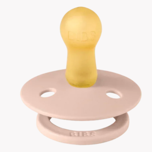 BIBS – Colour Baby Pacifier – Latex Round Nipple – Size 2 – 6–18 Months – Blush – 1 Piece