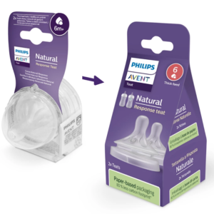 Philips Avent – Natural Response Nipple Thick Feed – 2 Pack