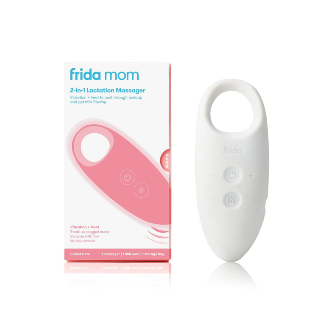 Frida Mom – 2-in-1 Lactation Massager – Breastfeeding Massager – 1 Piece